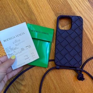 Bottega Veneta purple iphone 13 case